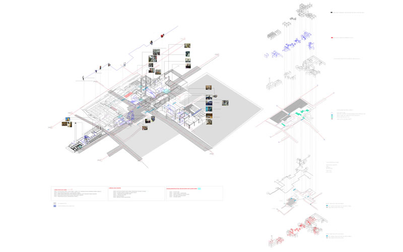 Cluster Axonometric